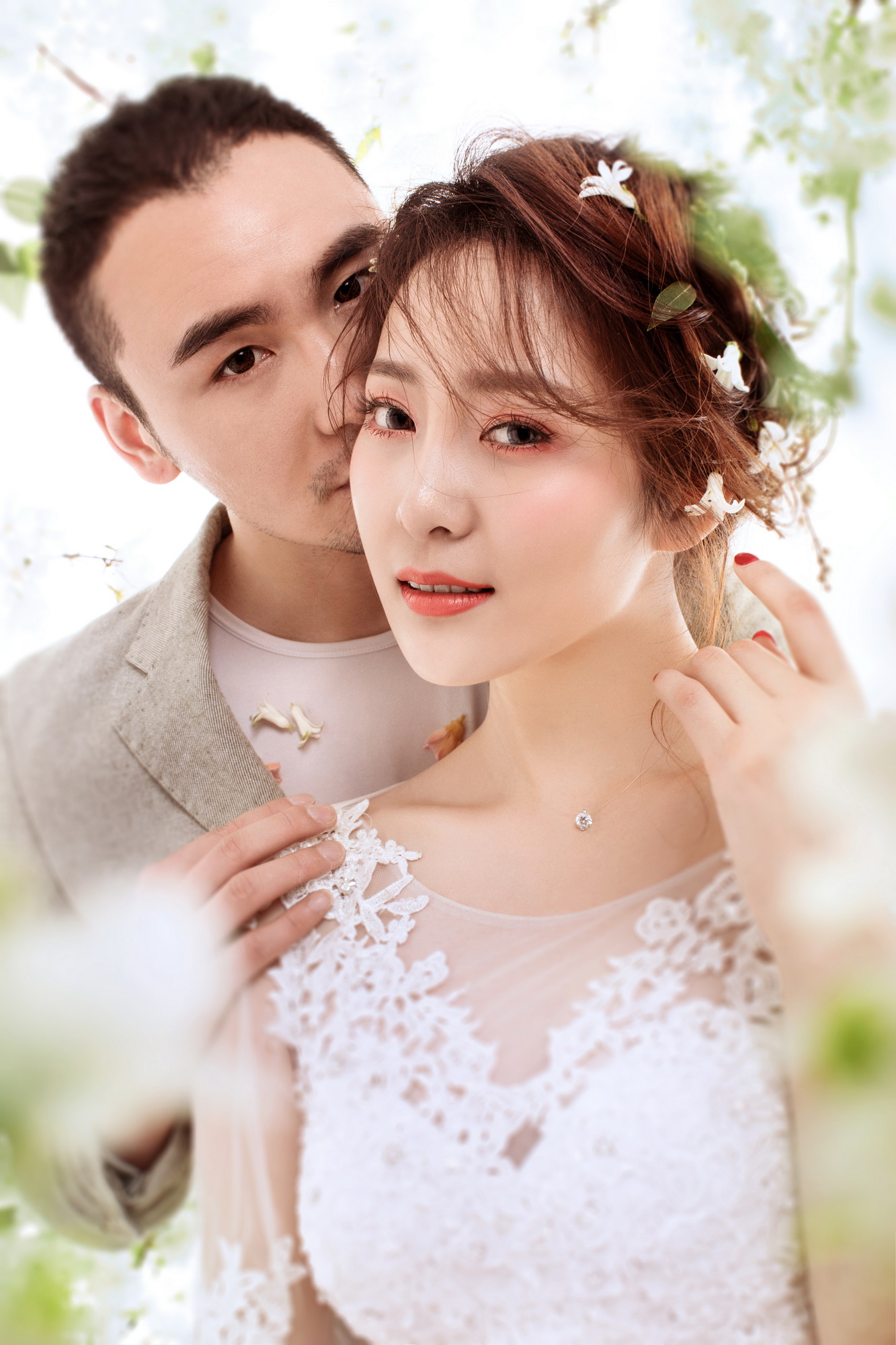 韩式新娘化妆造型 甜美新娘夺眼球_黑光春风