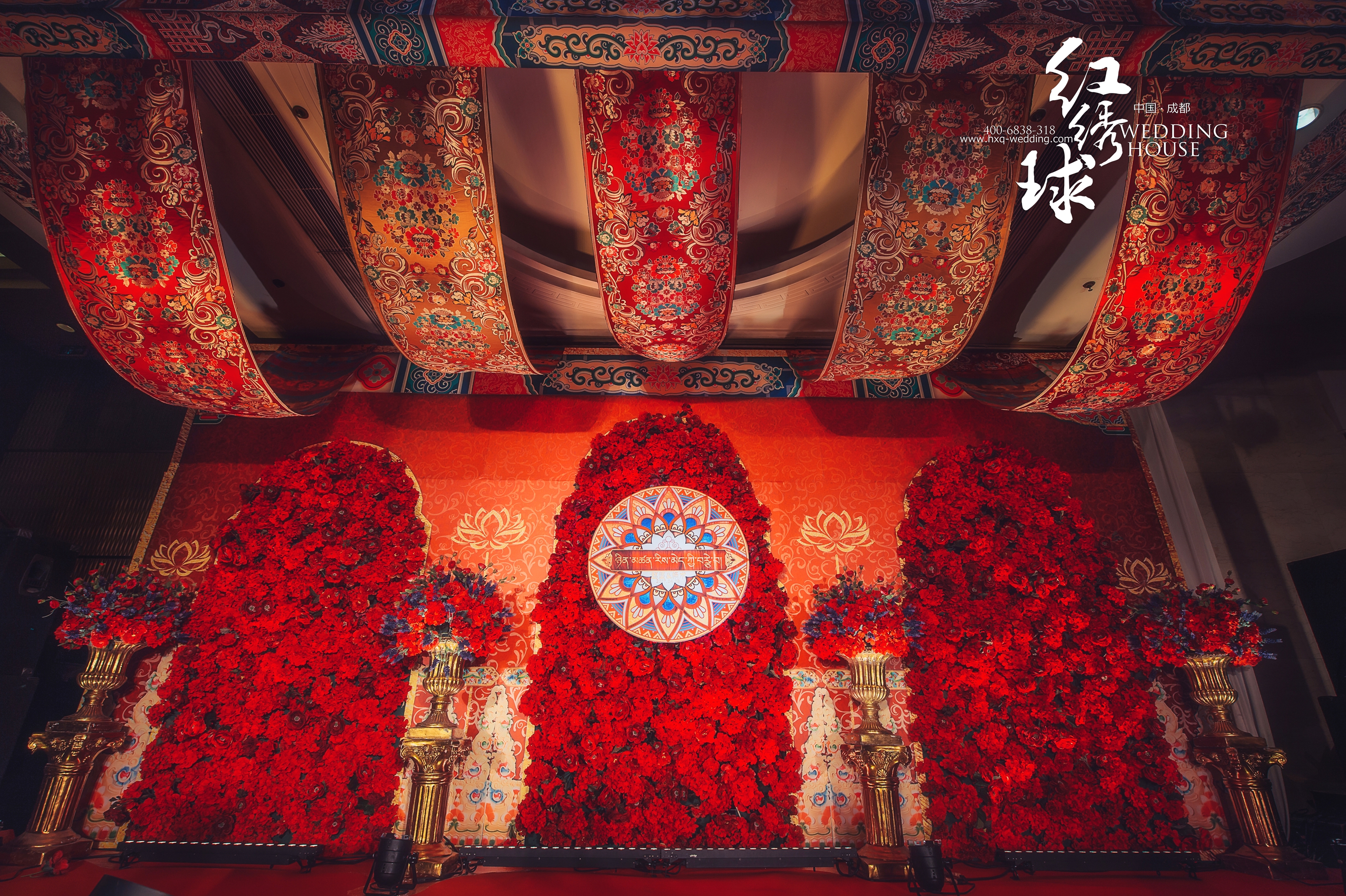 藏式婚礼现场布置图片图片