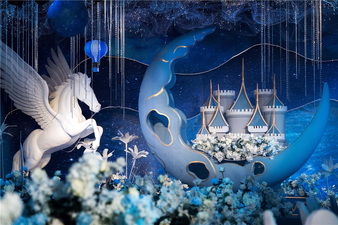 蓝色梦幻婚礼——星河船