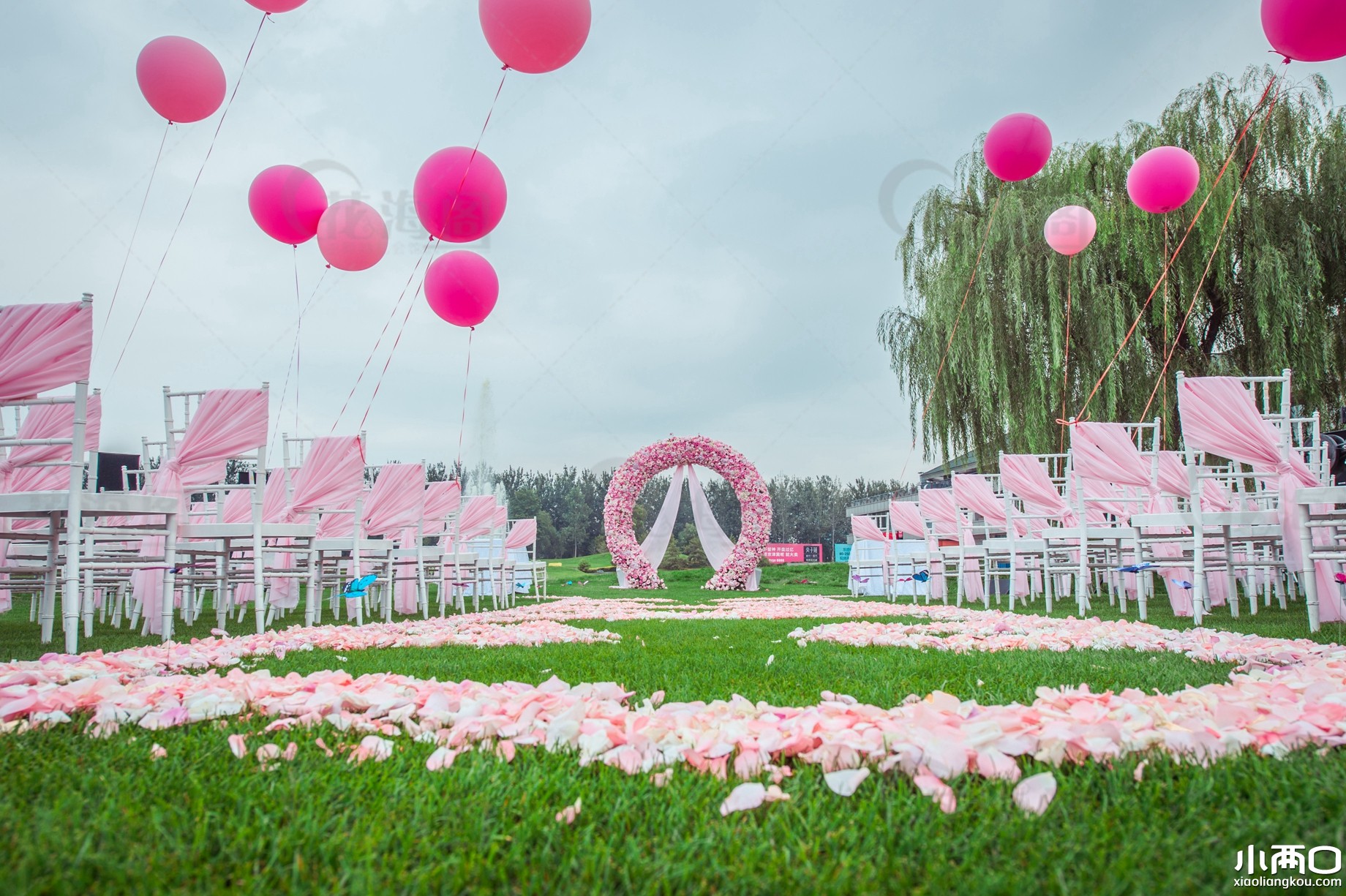 【花海阁】沐风春色-北京婚礼策划-百合婚礼